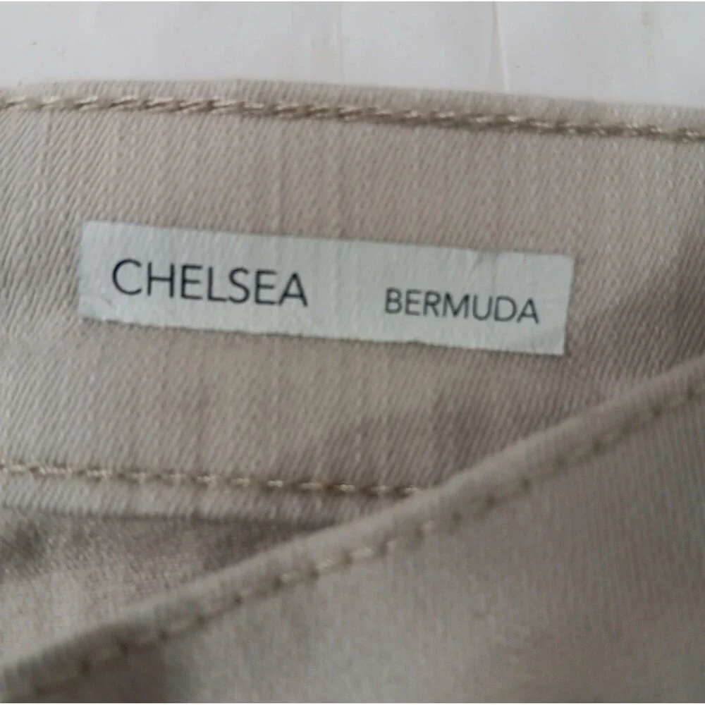 Code Bleu Denim Shorts Women's Size 6 Beige Long